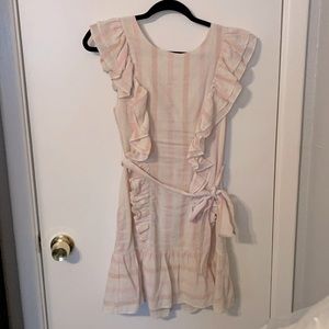 Light pink/blush ruffled dress